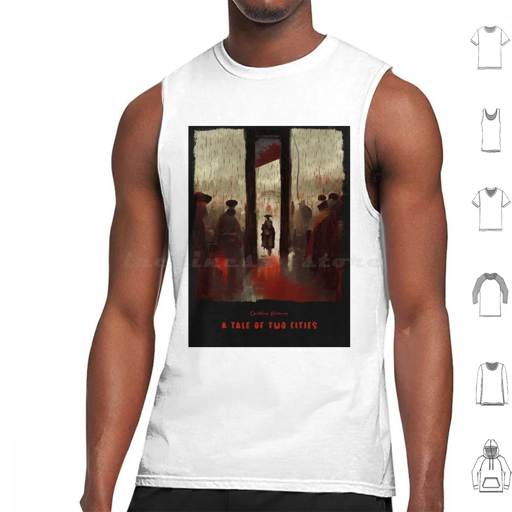 A Tale Of Two Cities Tank Tops Vest Sleeveless A Tale Of Two Cities France French Revolution London Paris Guillotine Rain