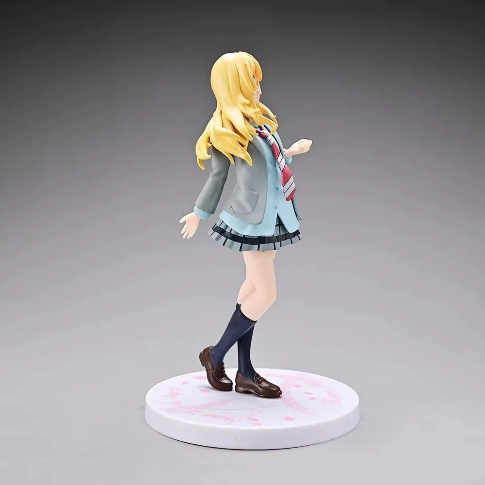 18cm Your Lie In April Figures Miyazono Kaori Figure Action Figure Cute Girls Model Desktop Decoration Toys For Birthday Gifts