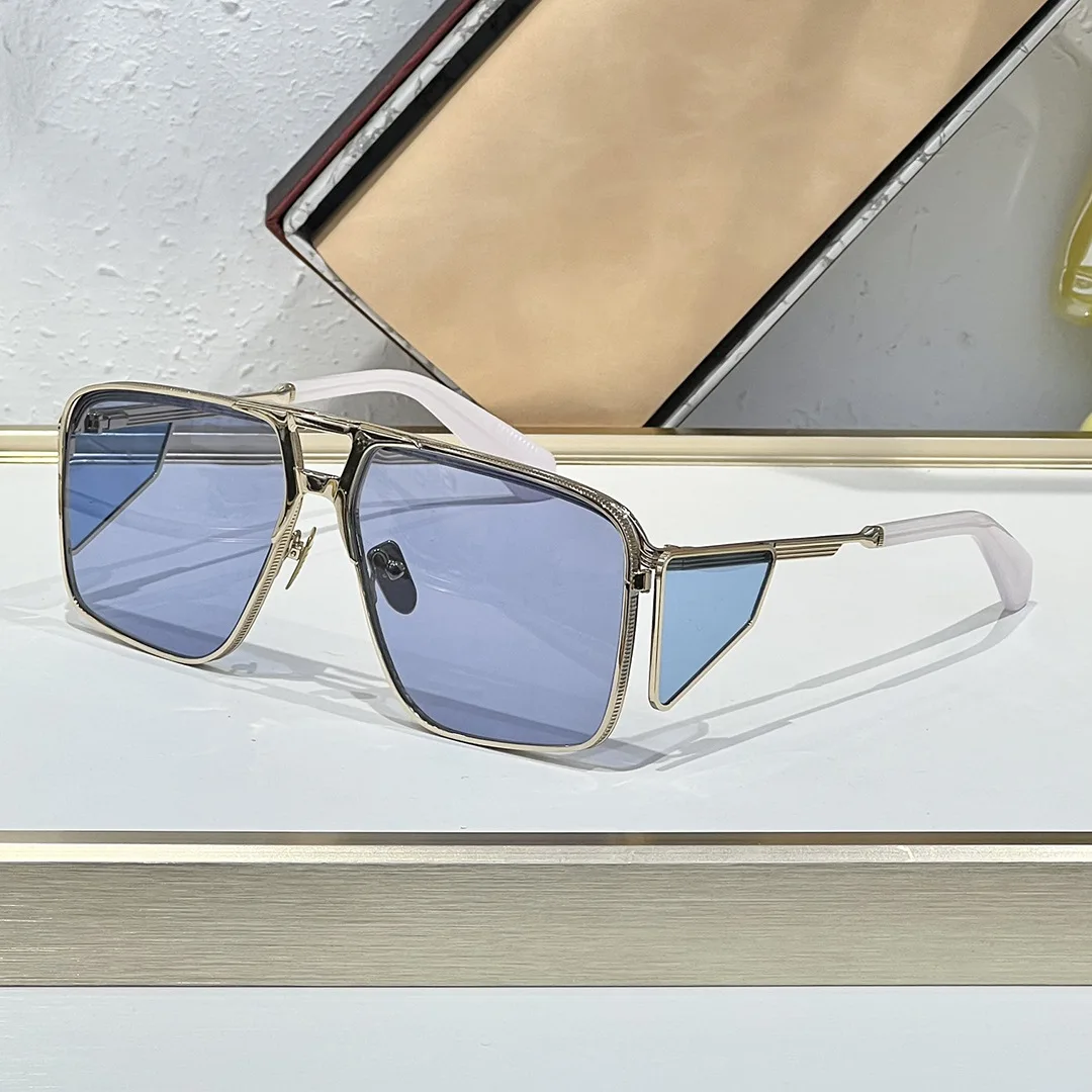 

Vintage Square Metal Frame Sunglasses Unisex Handmade UV400 Protection Custom Design Classic Fashion Eyewear luxury designer