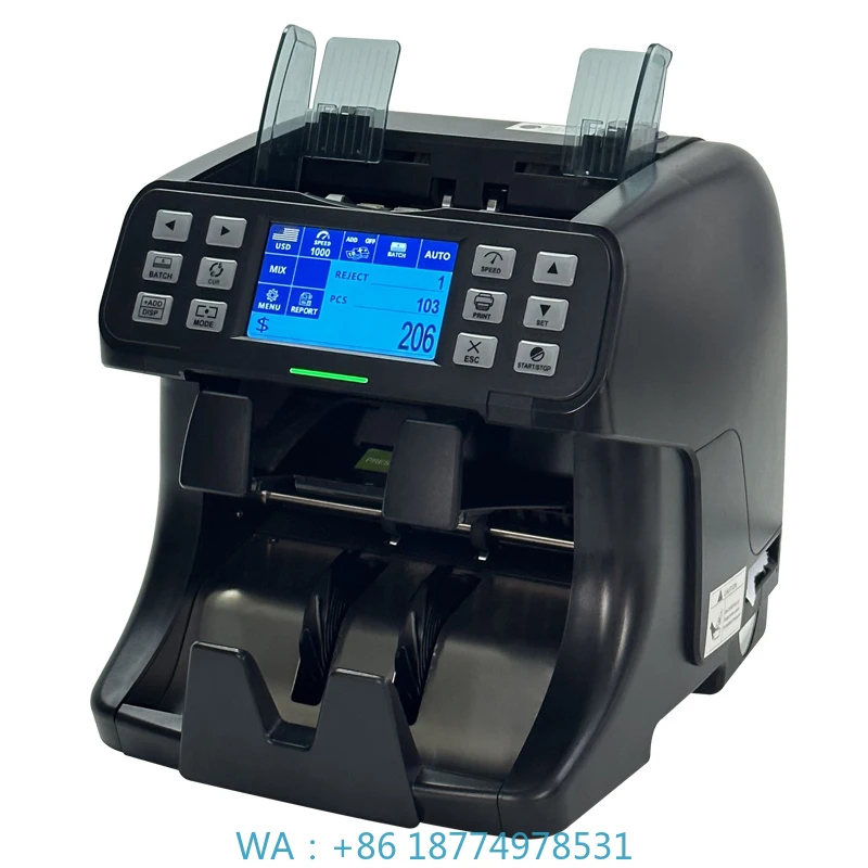 Fitness Money Cash Counting Machines XD-450P Touch Screen Money Counter and Detector Mix Counting Sorting Basic