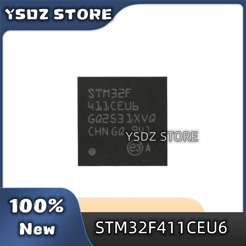 

1~50PCS/LOT 100% New STM32F411CEU6 STM32F 411CEU6 QFN48 in stock