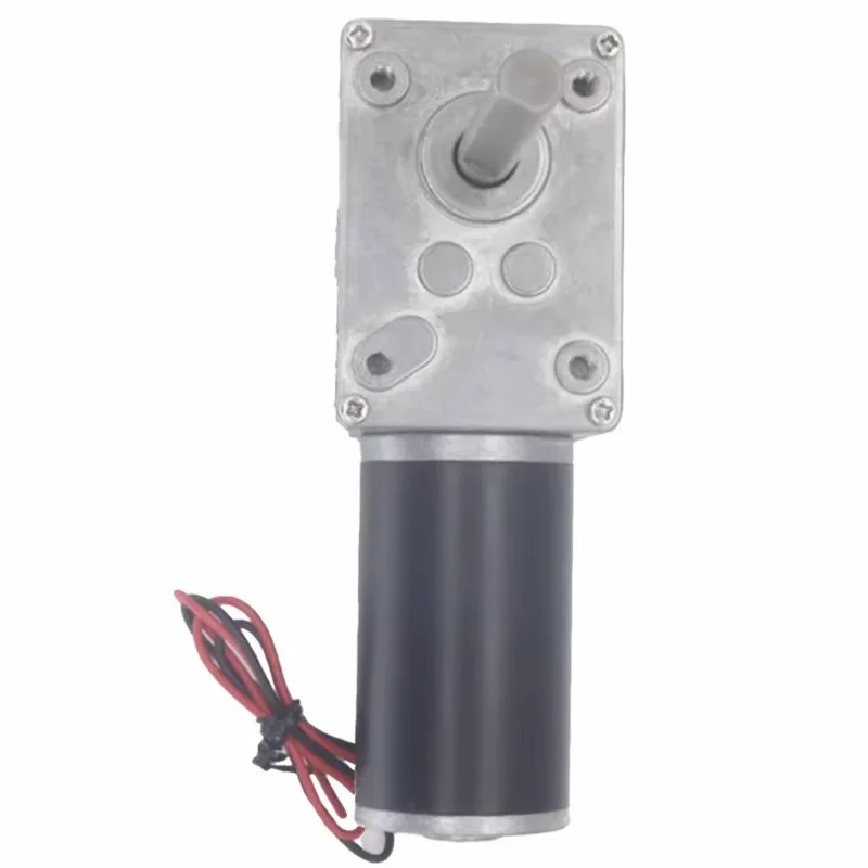 

5840-31ZY 51MM 12/24V DC Motor Worm Gear Motor Self-lock High Torque 2.7-70kg Motor for Curtain Machine Billboard Home Equipment