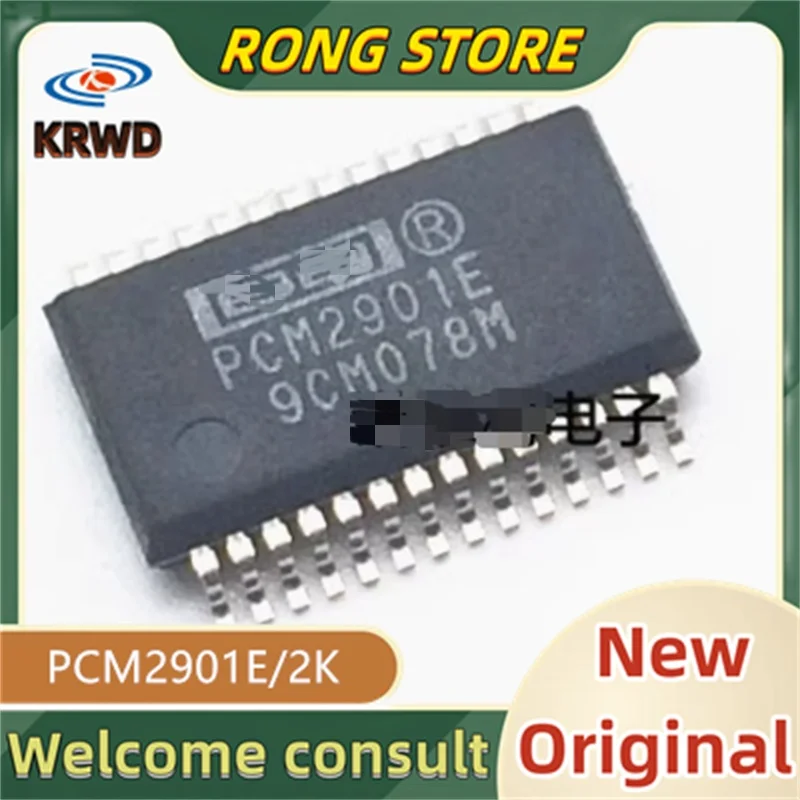 

2 шт. PCM2901E Новый и оригинальный PCM2901E/2K PCM2901E/2 PCM2901 SSOP28