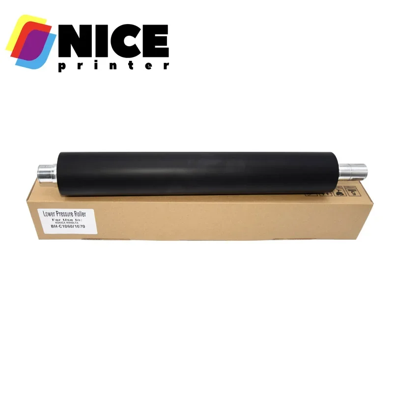 C1060 Lower Pressure Fuser Roller A50U765500 for Konica Minolta  C1070 C1060L C1070L C2060 C2070 C2060L C2070L C3060 C3070