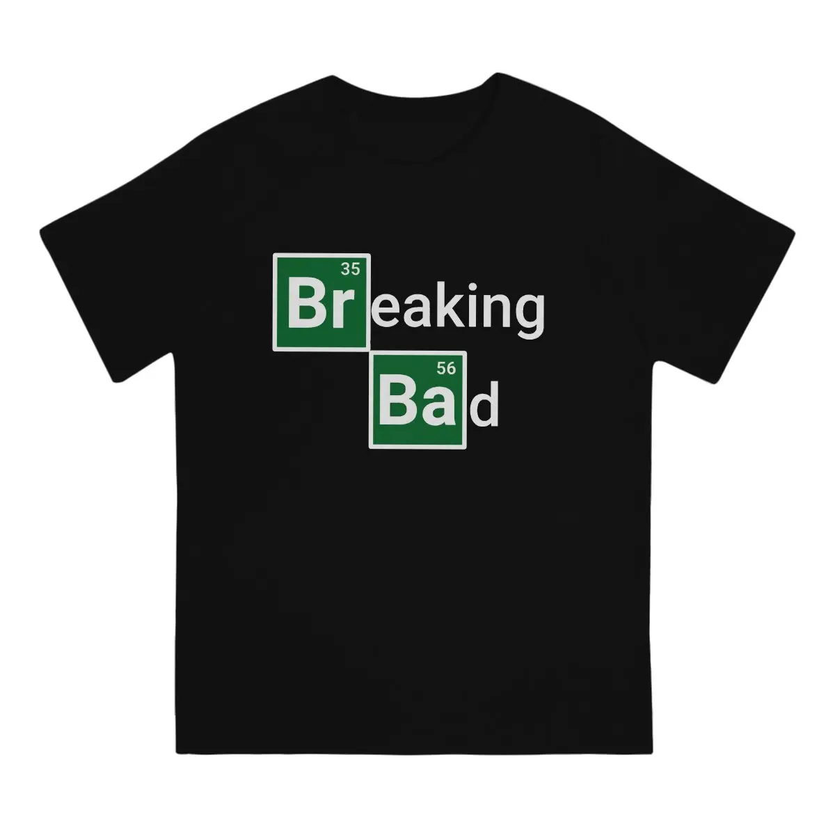 Men\'s T-Shirts Sign Vintage 100% Cotton Tees Short Sleeve B-Breaking Bad T Shirt Crewneck Clothes Summer