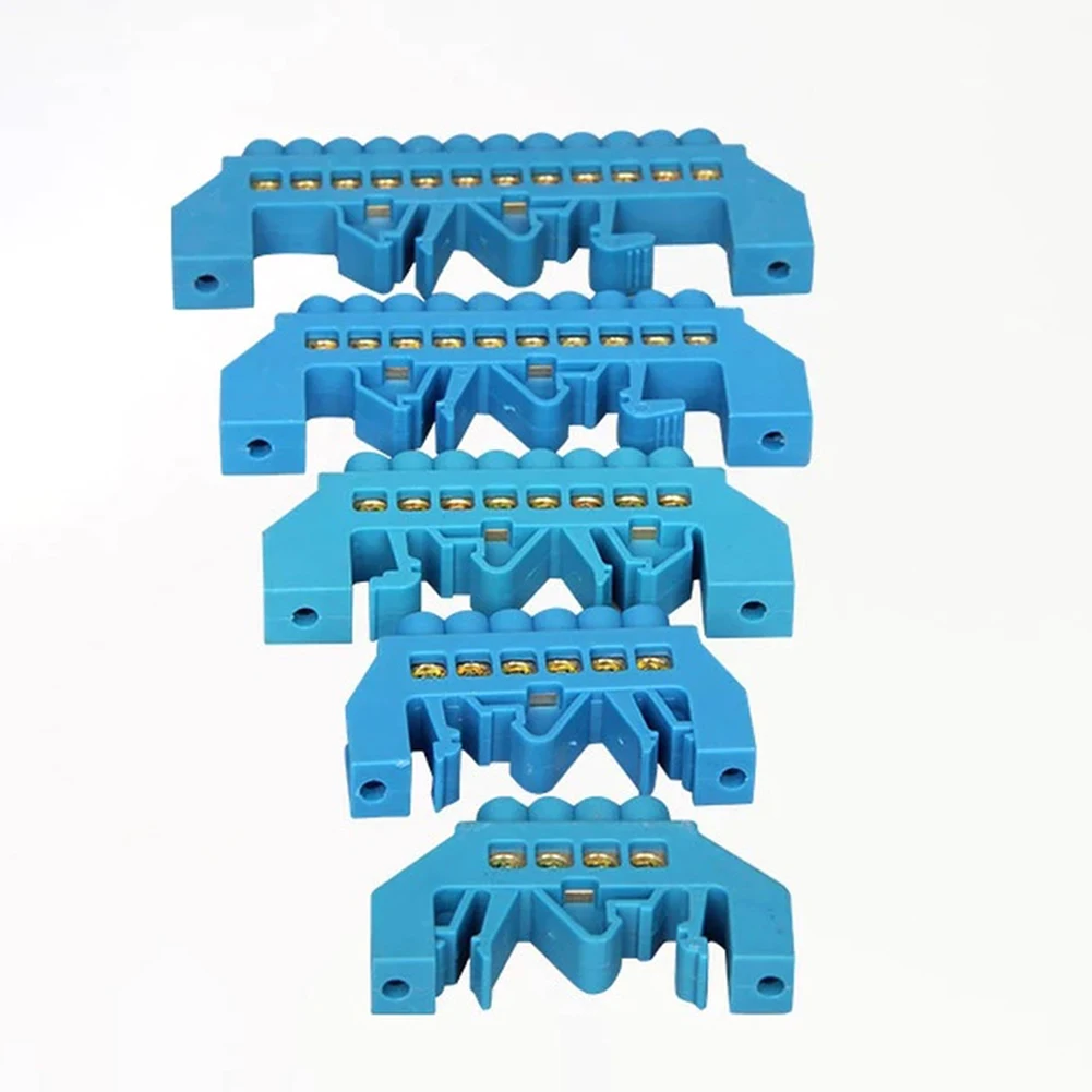 4PCS Copper Bridge Terminal Blocks for Secure Multi-Wire Electrical Connections in Industrial and Residential Applications