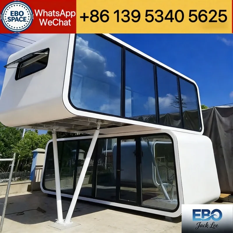 1.Expandable Container House 20ft Modular Prefab Quick Installation 2-3 Bedroom Design for Villa Resort Camping Project Custom