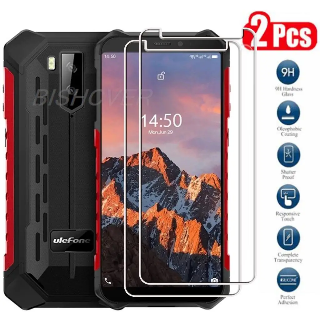 Tempered Glass FOR Ulefone Armor X9 X5 Pro Protective Film Explosion-proof Screen Protector On  ArmorX9 X5Pro Phone Glass