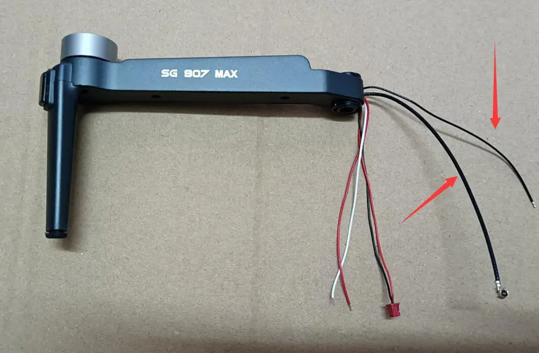 SG907 MAX SG907MAX Original Drone Spare Part Motor Arm front rear Arm With Motor Engine Accessory