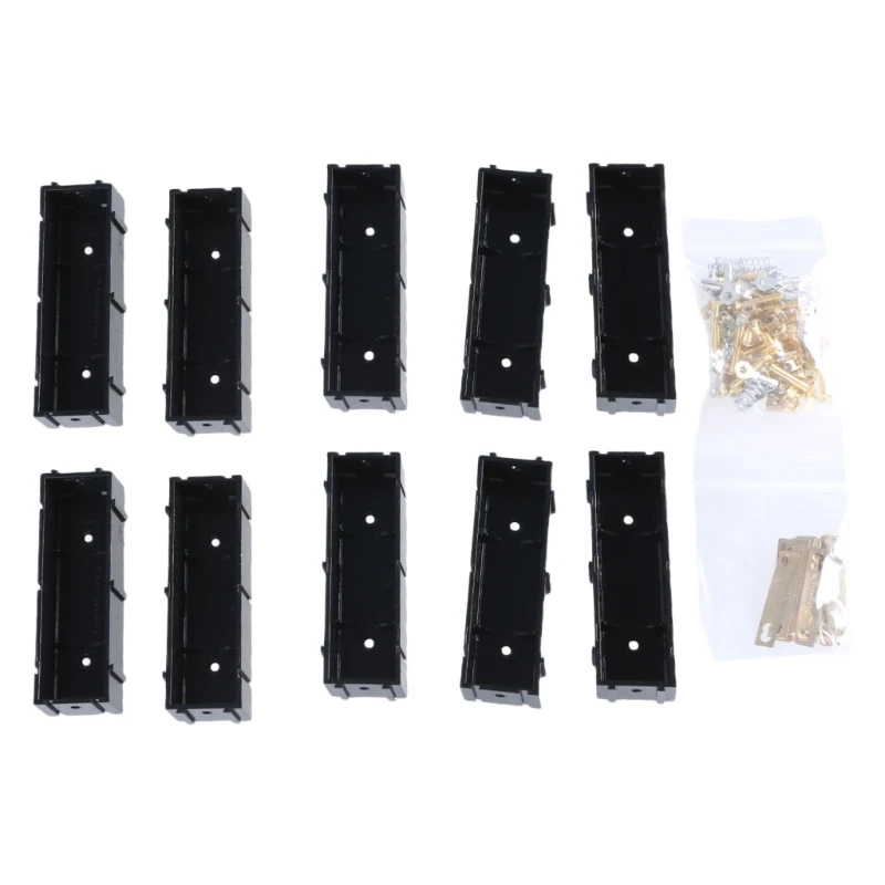 21700 Splicable Battery Holder With Strips, 10Pack Modulars Together Slots for Electronics