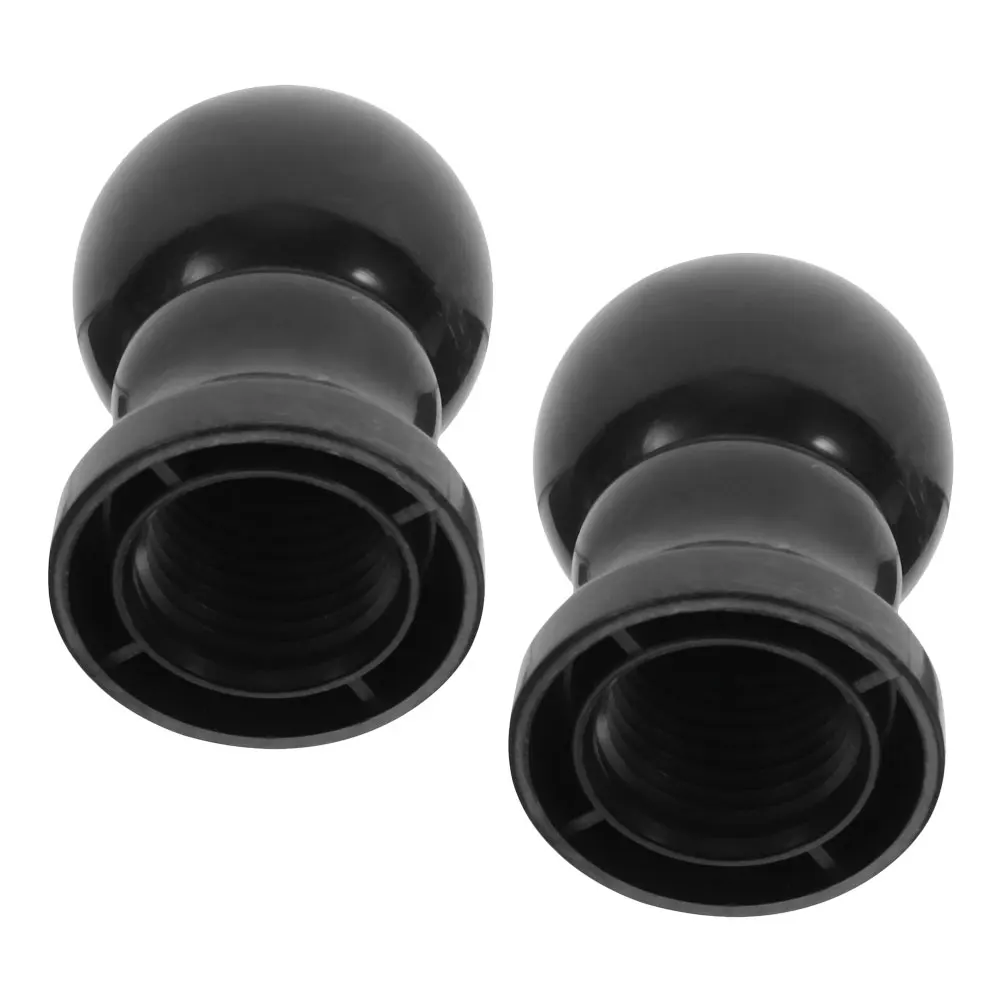 

2Pcs Flag Pole Ball Toppers Smooth Surface Finish Easy Installation Plastic Flagpole Finials Durable Weatherproof Outdoor Flag