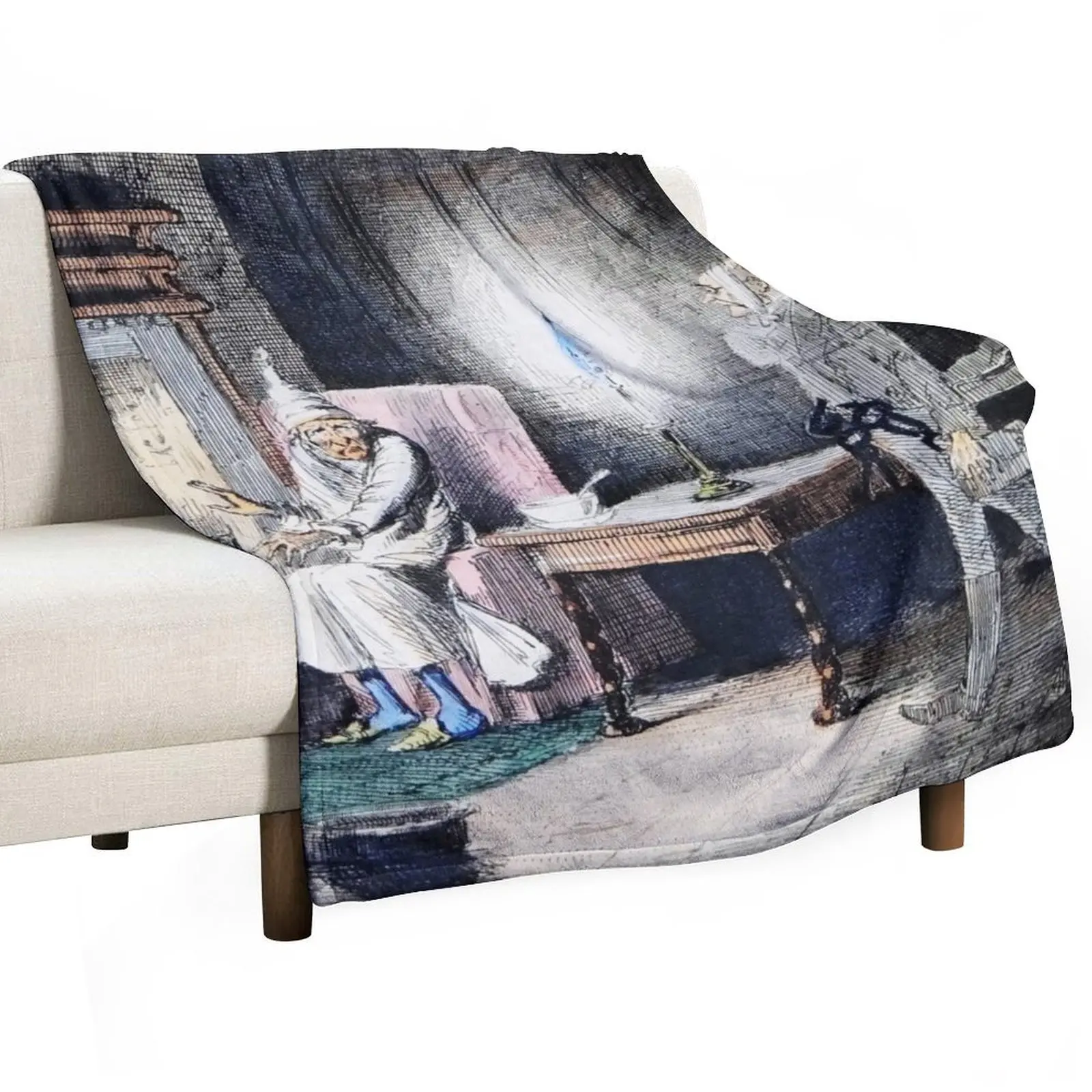 

Scrooge and Marley Throw Blanket Tourist Soft Hairy for sofa Blankets