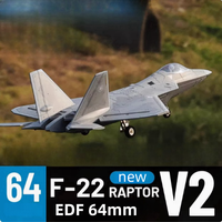 Hot Selling Freewing 64mm F-22 Raptor V2 PNP