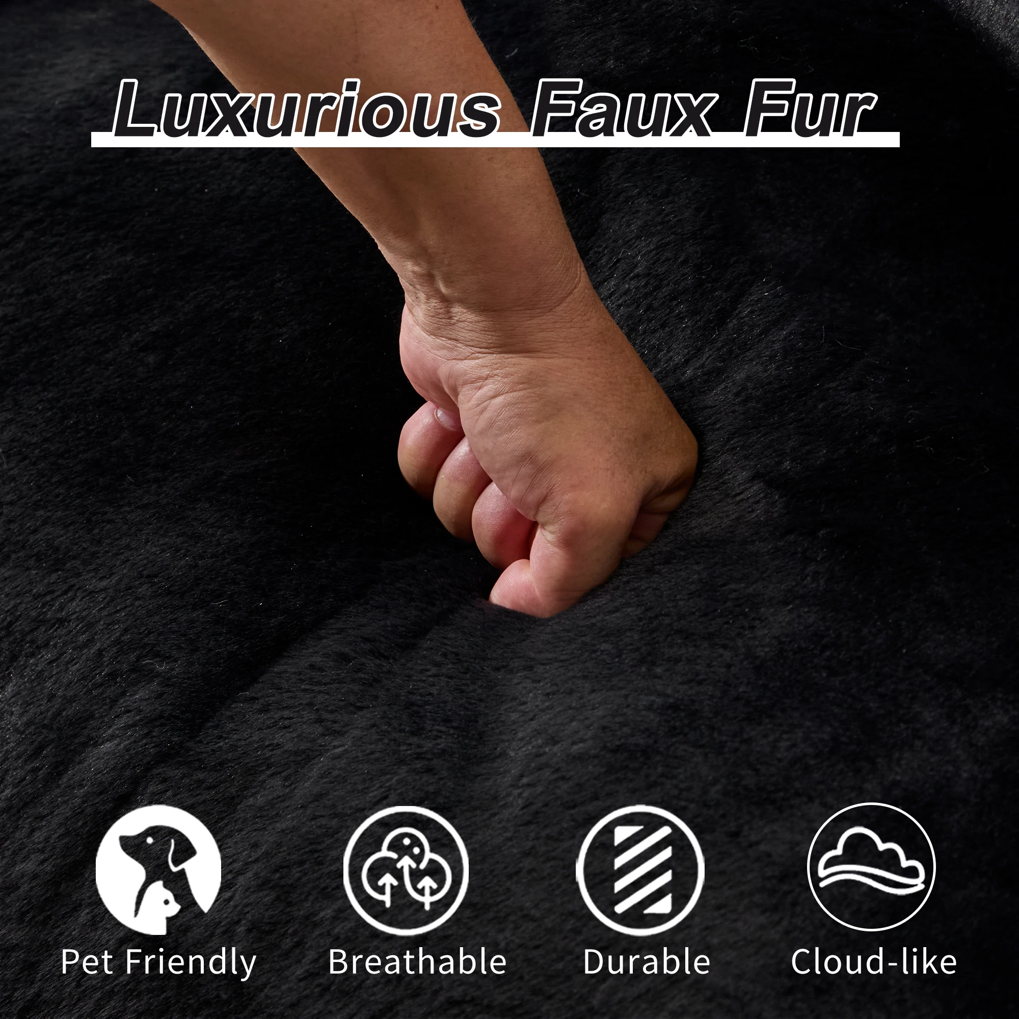 Sofá negro enorme con bolsa de frijol, sillón tipo tumbona de nube, silla gigante con almohada, sofá de dos plazas No necesita montaje