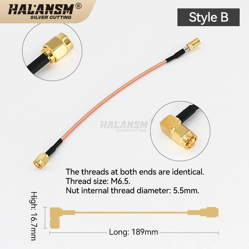 Fiber laser cutting machine induction line sensor capacitor head connection high temperature accessories RF cable signal connect