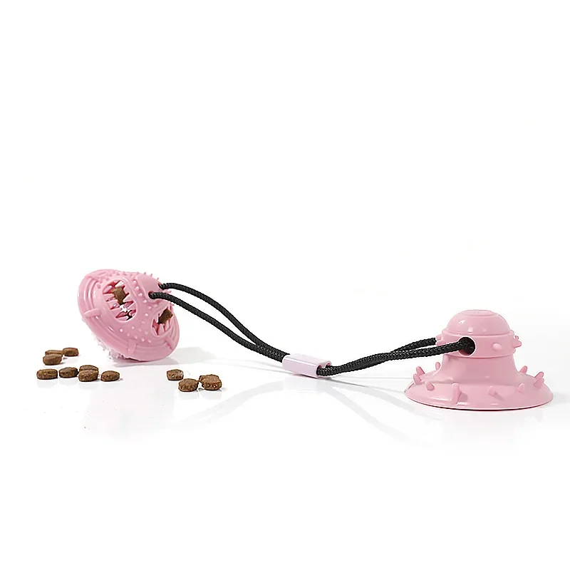 Pet Suction Cup Pull Rope Bite Resistant Teeth Cleaning Food Leakage Ball Dog To Relieve Boredom Stress Fun Pet Toys Supplies - Image 5