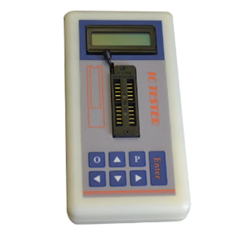 1Set Professional Integrated Circuit Online Maintenance Digital LED Transistor IC Tester (A)