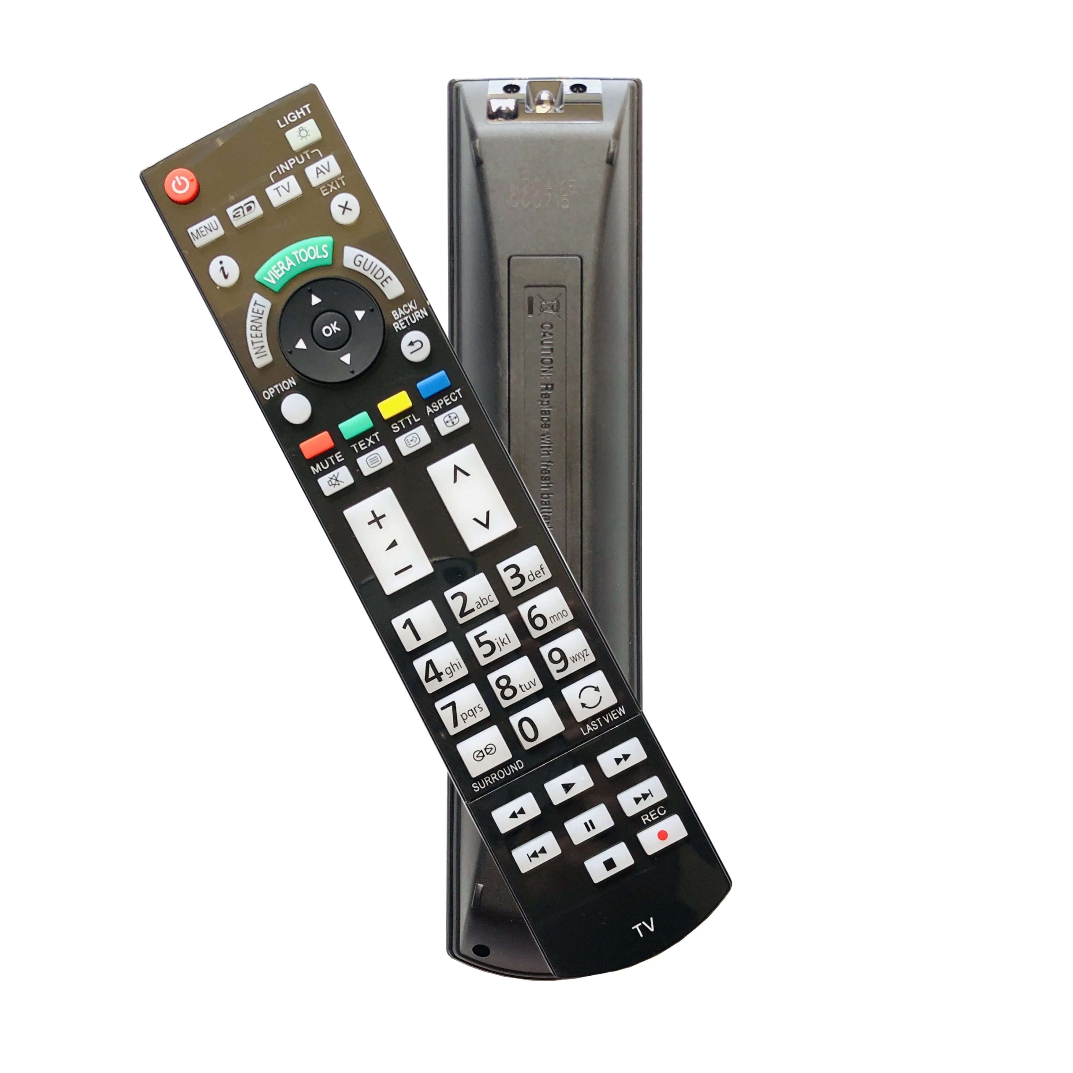 New Remote Control for Panasonic TV TC-L55LE54 TCL55LE54 TCL55WT50 TC-L55WT50 TCP50GT50 TC-P50GT50 TCP50ST50 TC-P50ST50 TCP55GT5