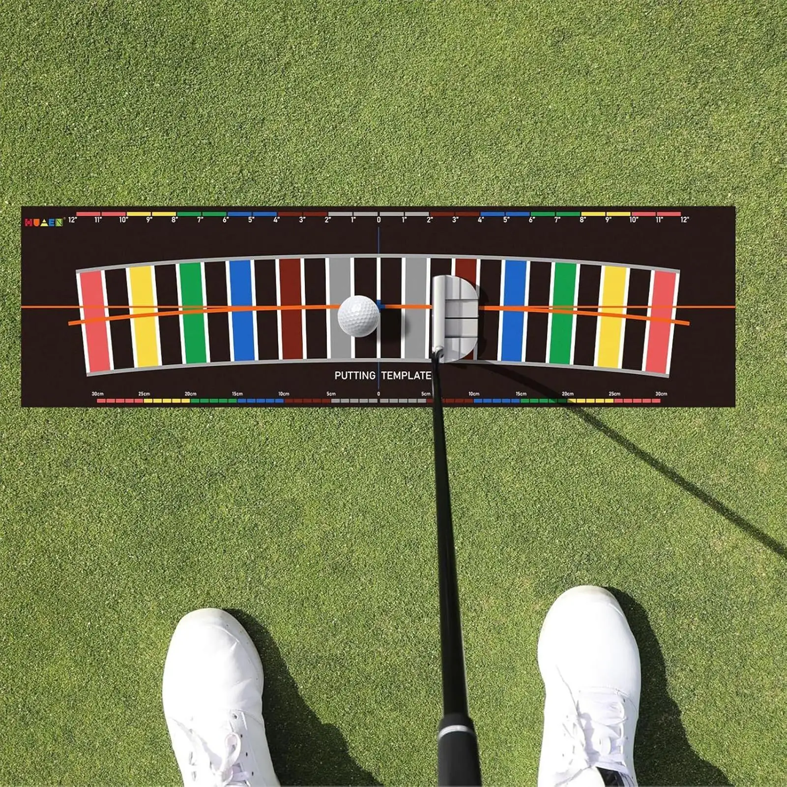 

Тренировочный коврик для гольфа Crystal Velvet Golf Putting Arc Training Pad Simulator Hitting Mat Alignment Training Aid для гольфа