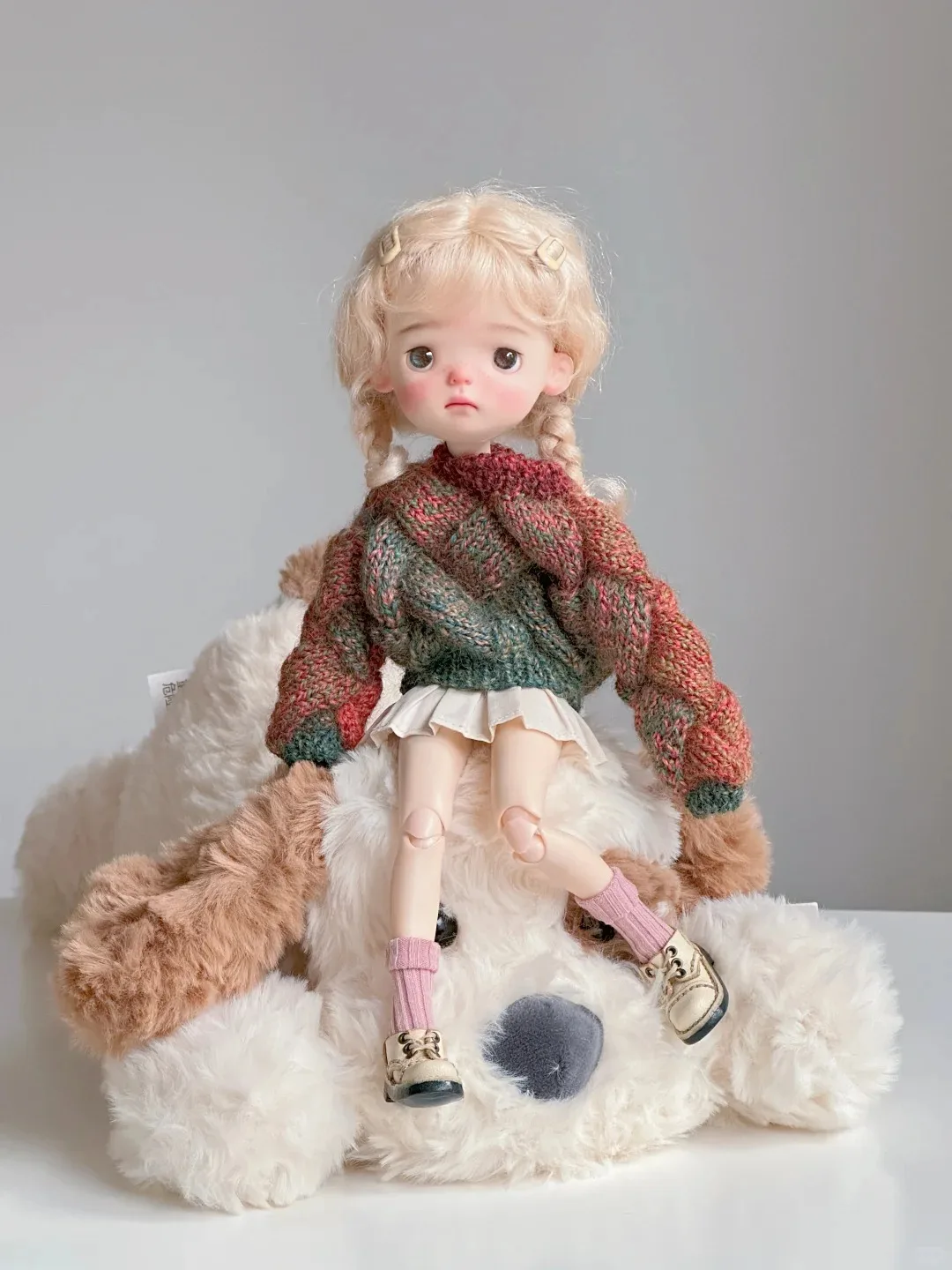 Nowa lalka BJD 1/6 mała, urocza dziewczynka, wysokiej jakości żywica, zabawka, prezent urodzinowy, lalki dla niemowląt w ofercie, ruchome stawy.