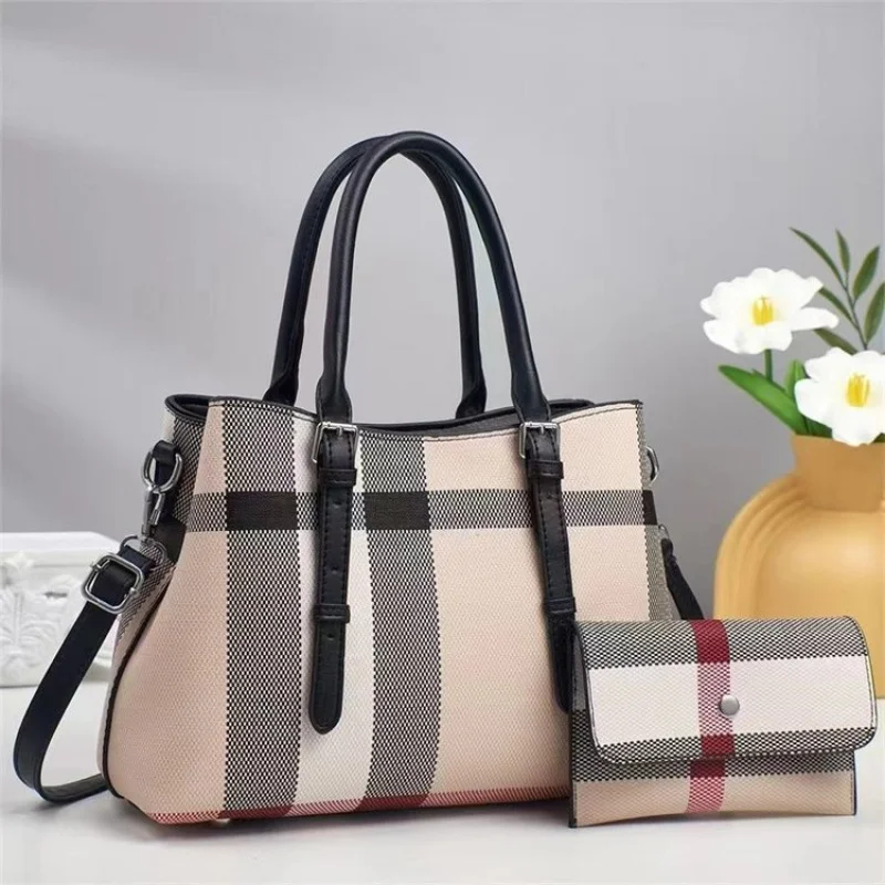 

Стильная минималистичная винтажная сумка модного дизайна большой вместимости для женского бизнеса и отдыха