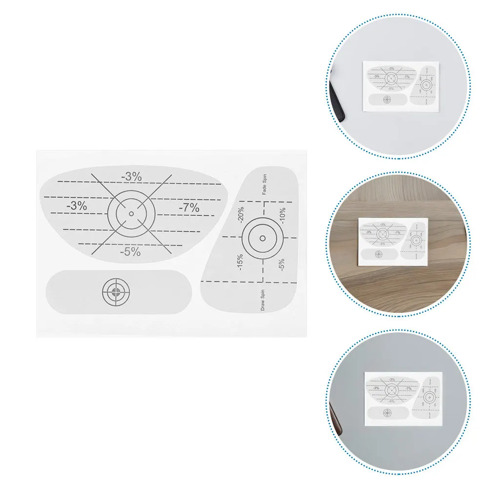 

25Pcs Golf Club Impact Stickers Reusable Adhesive Impact Tape Swing Accuracy Training Labels for Irons Drivers Putters Practice
