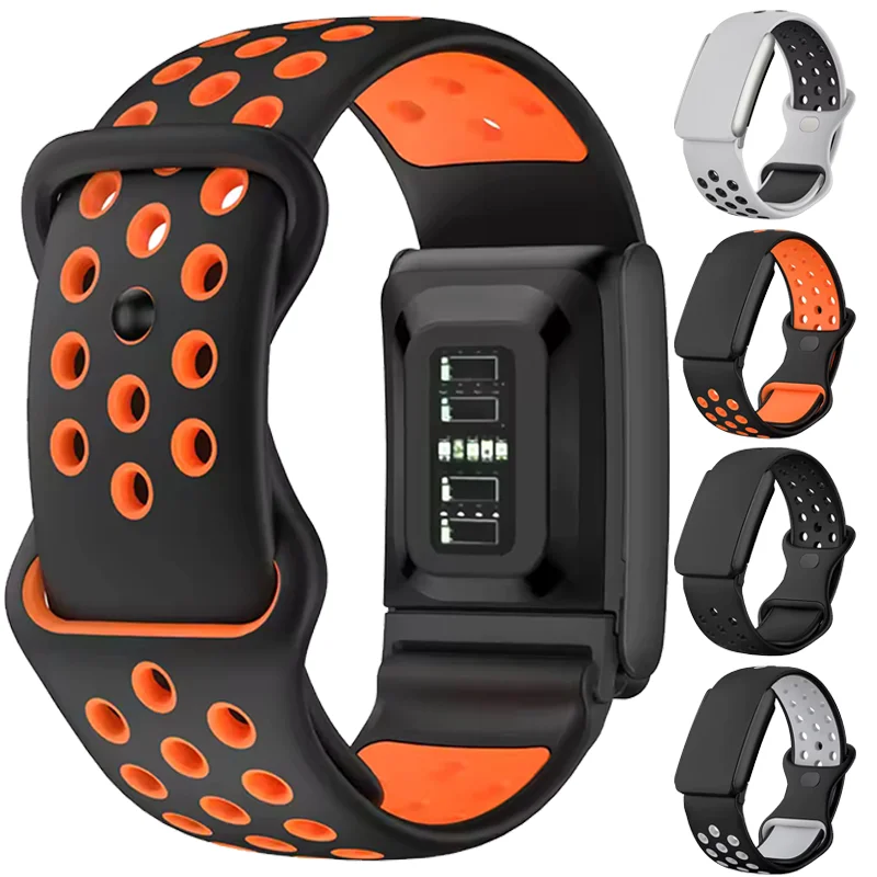 

For Whoop 5.0 Watch Straps Soft Silicone Bands Compatible with WHOOP ONE Wristband Fitness Tracker Whoop Life ECG Straps