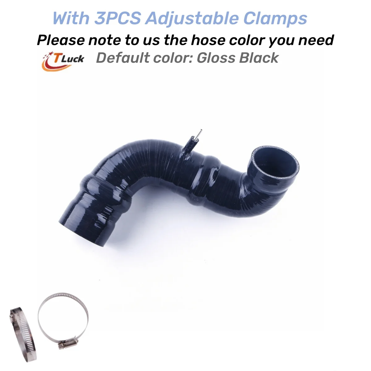 1PC サーブ 93 9-3 2004-2008 2005 2006 2007 エアクリーナーフィルター車のシリコーンホース吸気管配管高品質