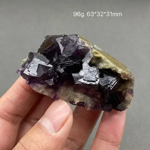 100% natural purple matrix fluorite mineral specimen healing crystal gem home decoration collection