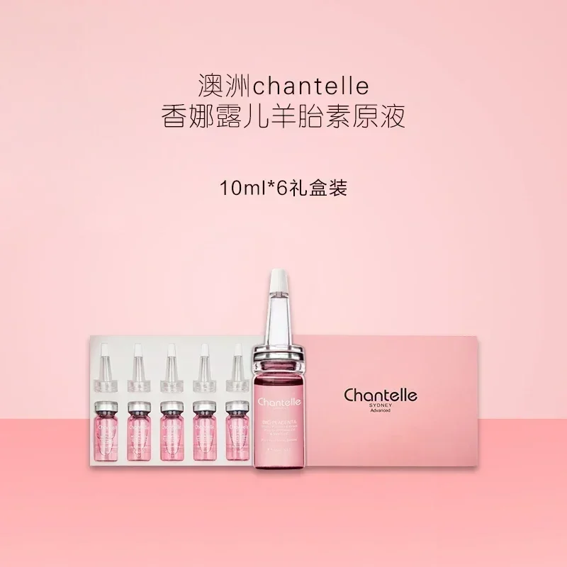 Australia 10ml*6pcs Original Chantelle Sheep Placenta Serum Anti-aging Reduce Pigmentation Firmness Moisturizing Anti-wrinkle