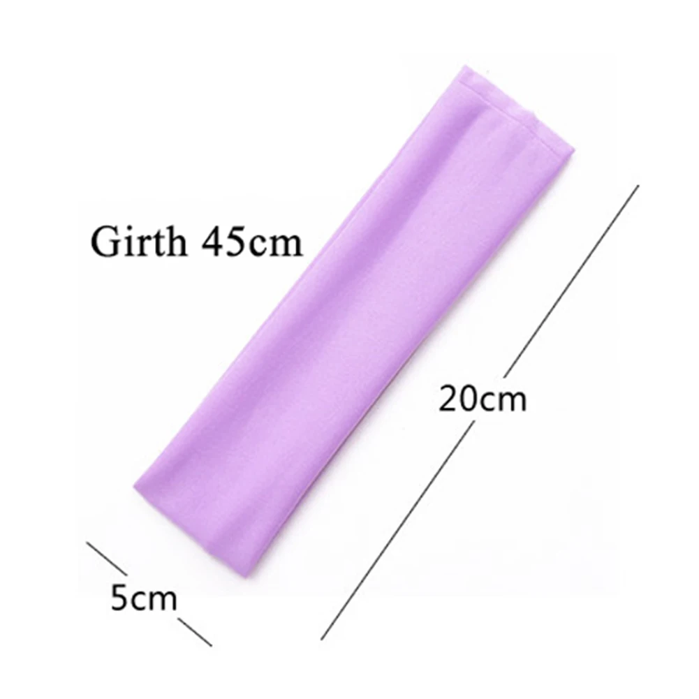 Sommer Sport Yoga Haarband Solide Lauf Absorbieren Schweiß Stirnband Für Frauen Männer Einstellbare Make-Up Haar Zubehör Headwrap