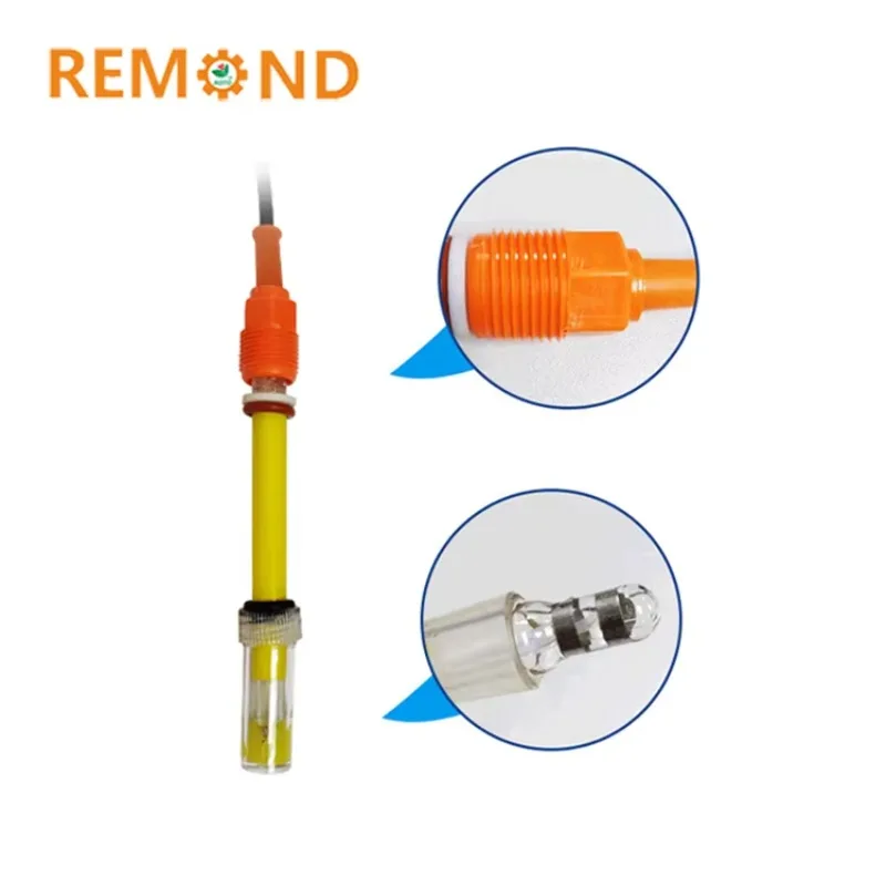 In stock 2026 REMOND Chlorine Tester Constant Voltage Residual Chlorine Probe Free Chlorine Sensor Meter IP65 Protection RS485 O