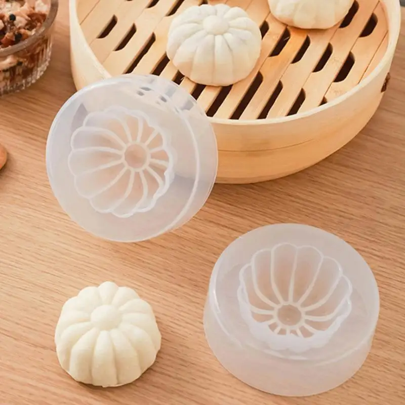 Chinese Baozi Mold Stuffed Bun Empanada Mold Pastry Pie Dumpling Making Mould Cake Maker Dumpling Mold Kitchen Accessories