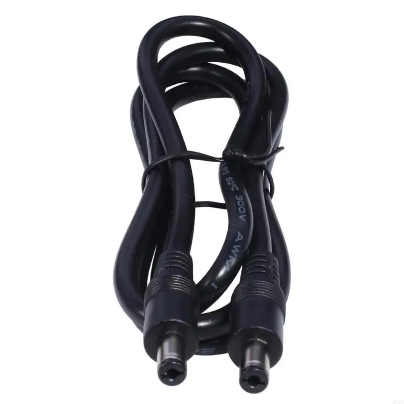 DC5521 to DC5521 Cable Cord,18AWG DC5.5mm x 2.1mm Male Plug to Male Power Supply Adapter Wire for LED Light Speaker