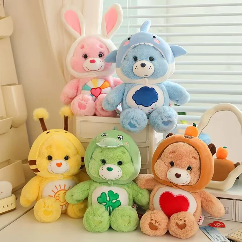 Original Pflege Bären Plüsch Kreuz Dressing Teddybär ausgestopfte Puppe Kawaii Raum dekor schöne Spielzeug Hobbys Geburtstags geschenke für Kinder