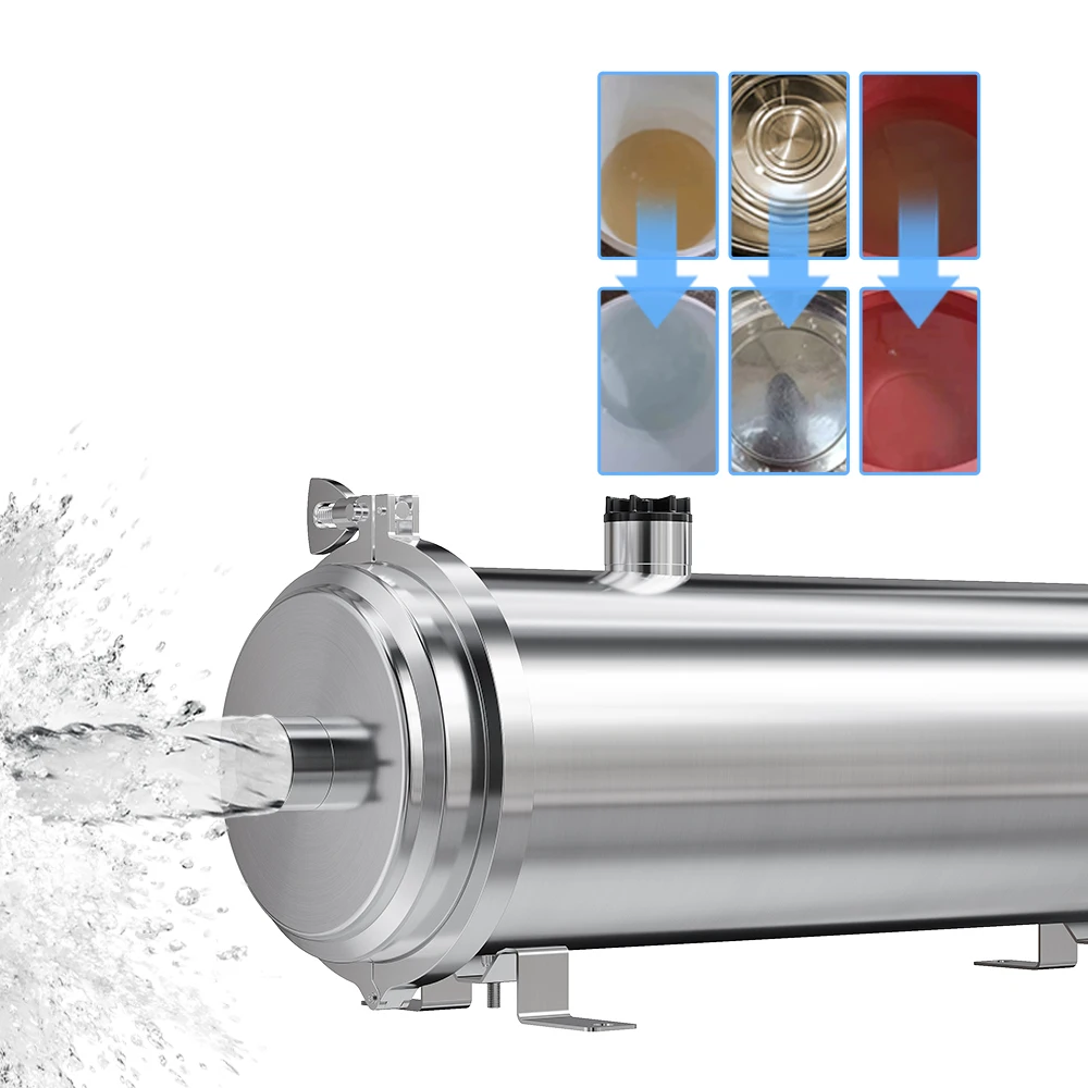 Ultrafiltration water purifier stainless steel sink filter pre-filter pvdf membrane water filter - durable stainless steel