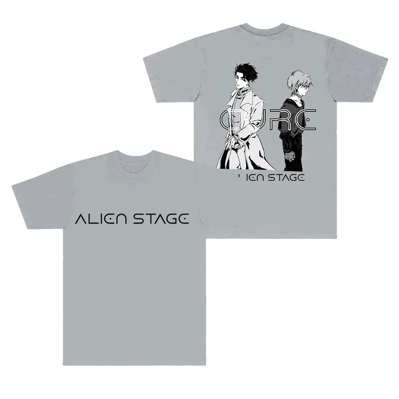

Футболка Yiyi Alien Stage ALNST Merch, круглая 6, футболки с короткими рукавами и короткими рукавами Ivan Till Battle Cure, футболка