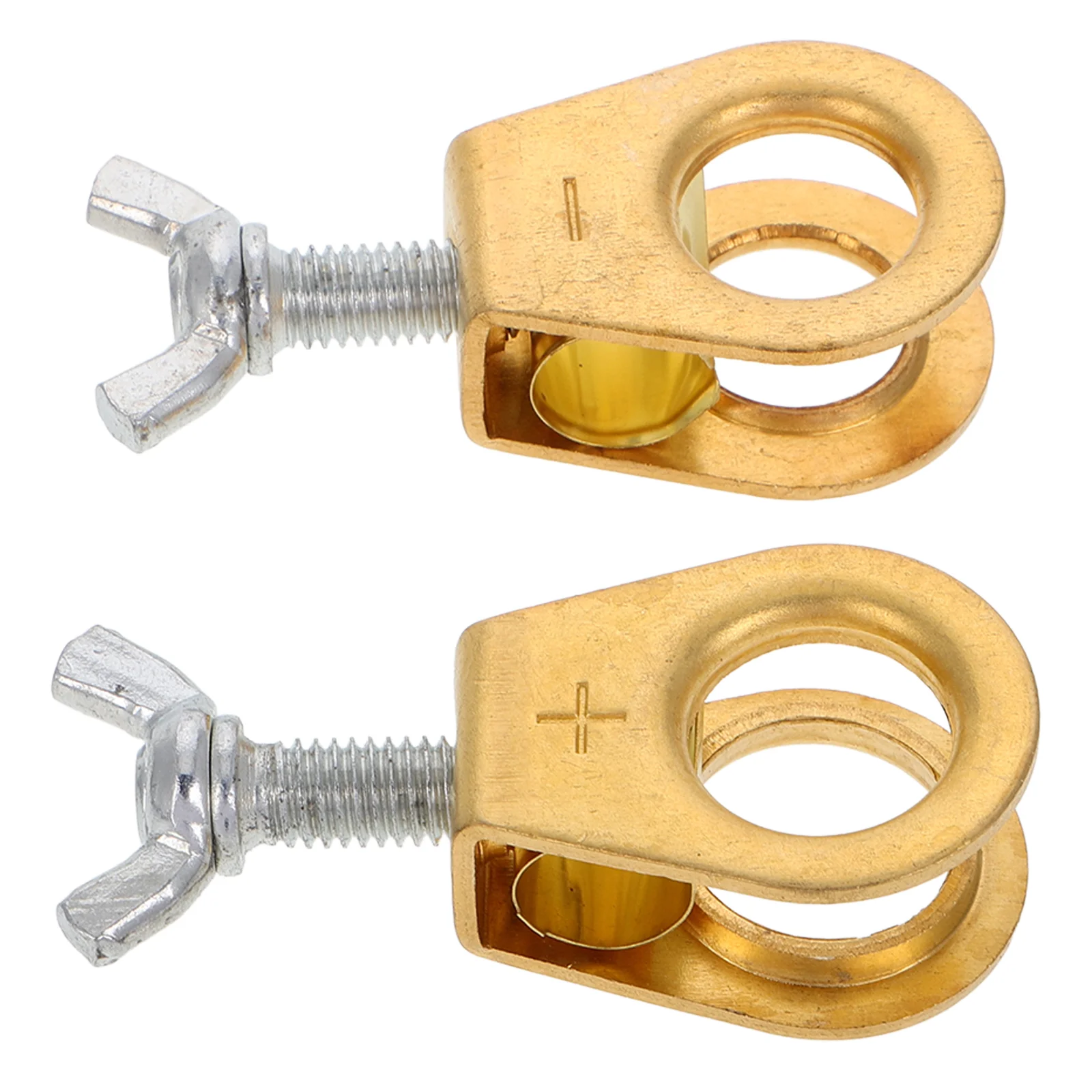 Top Pillar Connector Car Accesories Brass Positive Negative Terminal Clamps