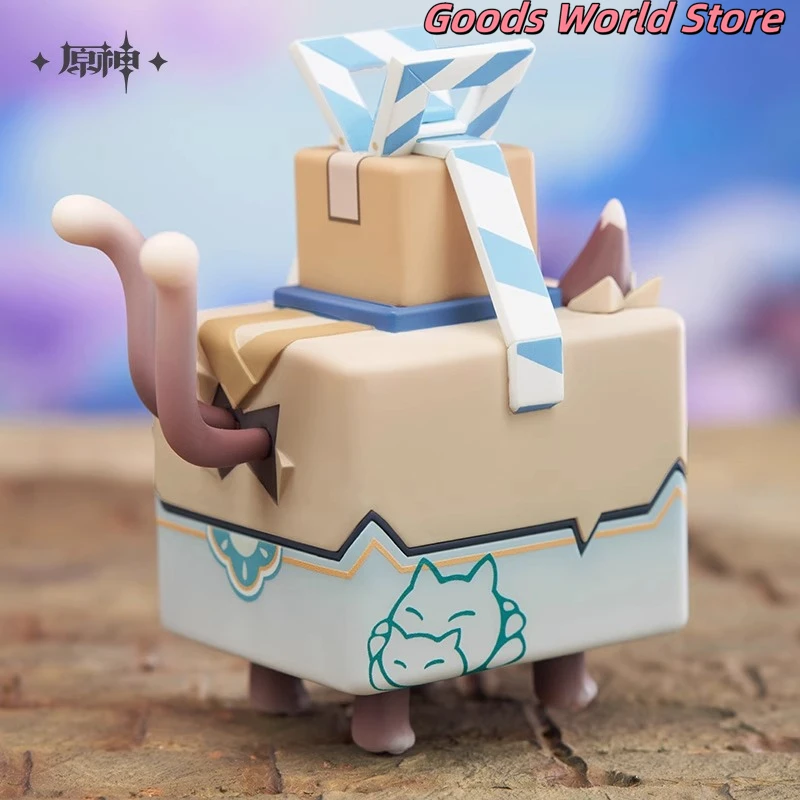 Original Kirara Cat box urgent movable Model ornament Official Genuine Mihoyo Kirara Cosplay Anime Game Birthday Gifts