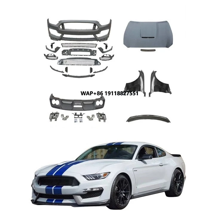 

Body Kit Car Bumper For 2015-2017 Mustang Retrofit And Upgrade Gt350r Large Surrounding Kit