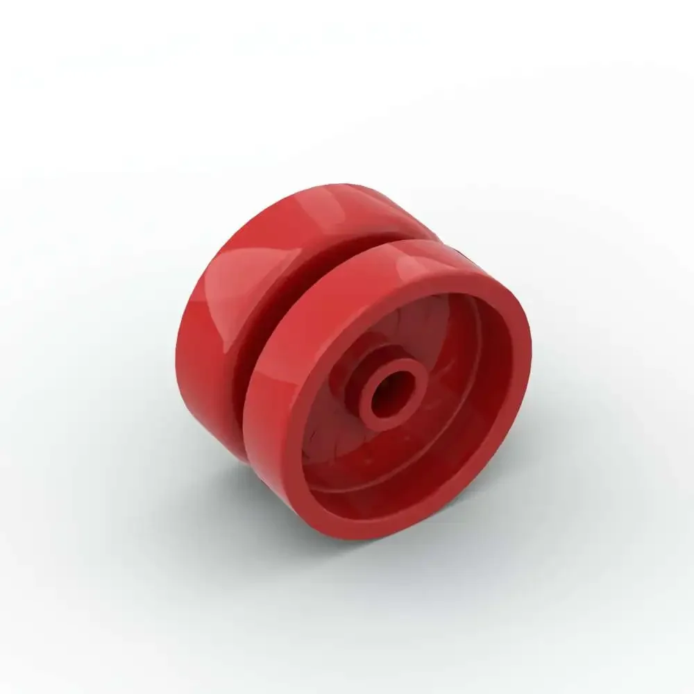 

MOC 10PCS Bricks18976 65192 Wheel 18 X 12 With Axle Hole Building Blocks For Car Vehicle Tire Particle Toy For Birthday Kid Gift