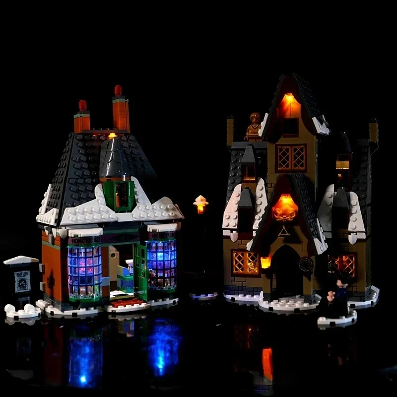 Zestaw oświetlenia LED RC DIY do modelu kolekcjonerskiego LEGO 76388 Village Visit (tylko światło LED, bez modelu klocków)