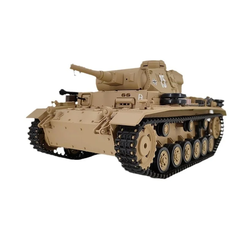 Kubin Kehenglong 3849-1 1:16 Carro armato tedesco Panzer III tipo H Simulazione Telecomando Carro armato competitivo multifunzionale elettrico