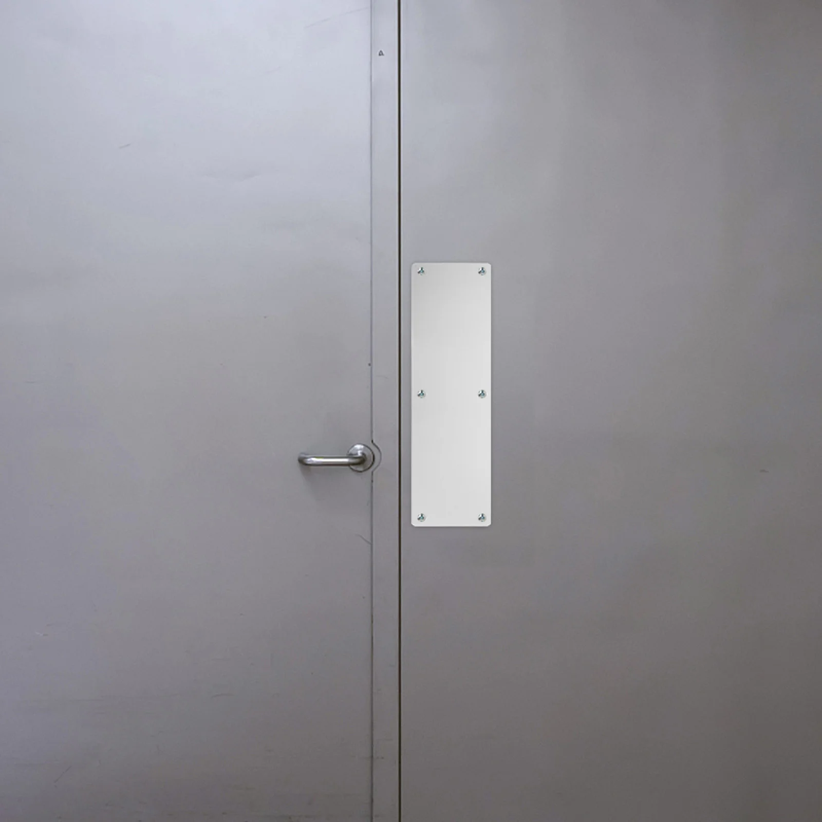 Door Push Stainless Steel For Interior Doors Easy Installation Modern Metal Finger Plate Hardware Accessory Kick Plate For