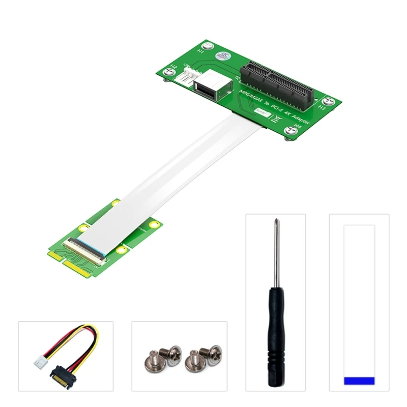 Удлинительный кабель Mini PCI-e mPCIe к PCIe Riser для компьютерных энтузиастов B0KA
