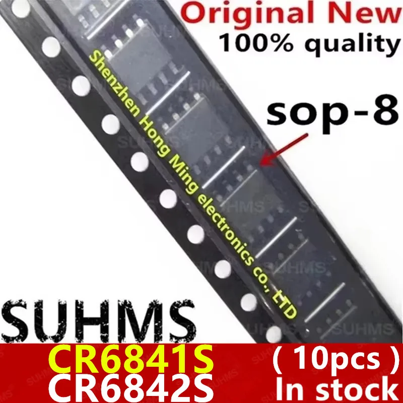 

(10piece)100% New CR6841S CR6841 CR6842S CR6842 sop-8
