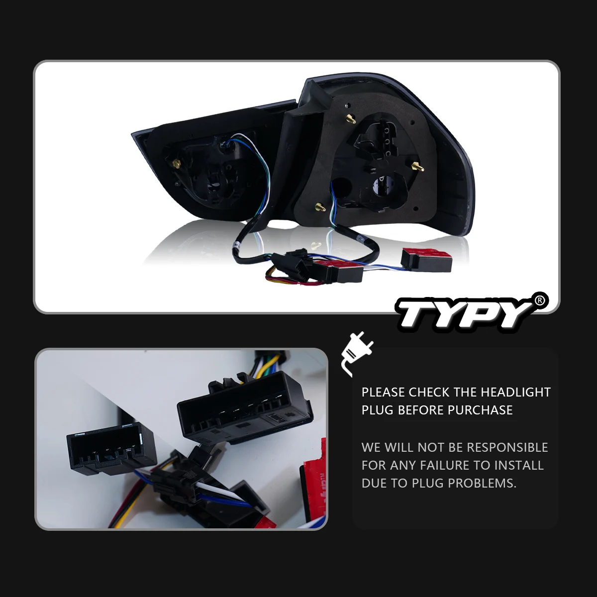 

TYPY New LED Tail Lamp Upgrade Modified For BMW3 Series E90 2009-2012 Taillight Dynamic Signal Tail Lamp Auto Accessories