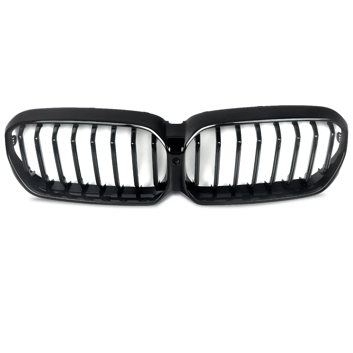 لسيارات BMW 5 Series G30 G31 G38 LCI 520i 530i 550i F90 M5 2019 - 2023 شبكة سيارة LED سوداء لامعة استبدال الشواية الأمامية