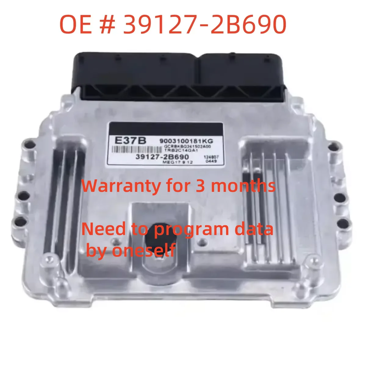 

High quality 39127-2B690 391272B690 Engine Control Unit for Hyundai