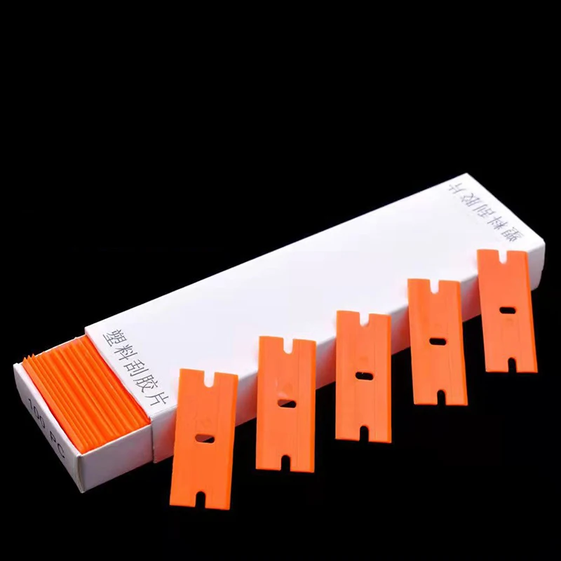 10Pcs Plastic Blades LCD Glue Remover Scraper Car Wrap Sticker Squeegee For Mobile Phone Tablet Screen Repair Cleaning Tools